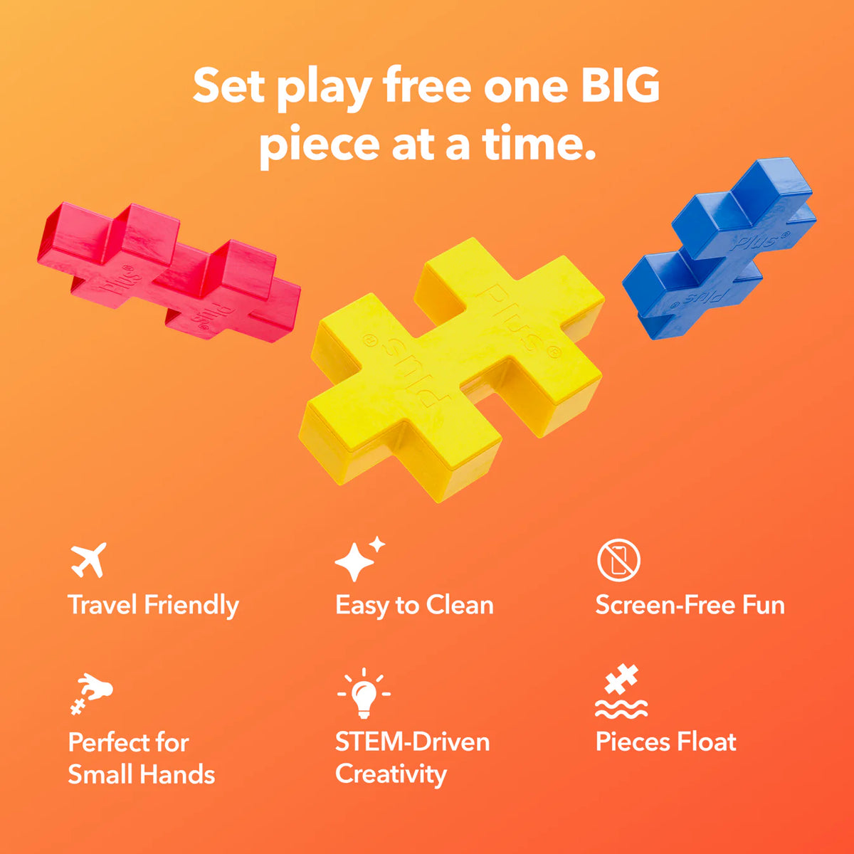 Plus Plus BIG Säilytyslaatikko ja 200 Palikkaa