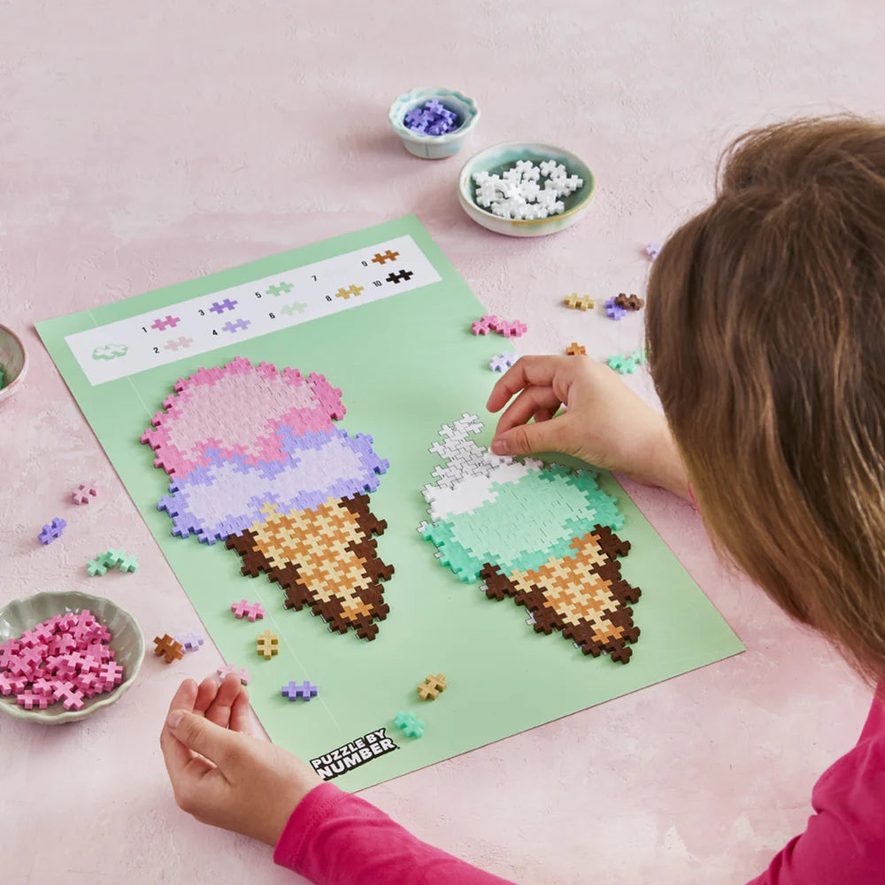 
Plus Plus Puzzle By Numbers Jäätelö 250 Osaa
