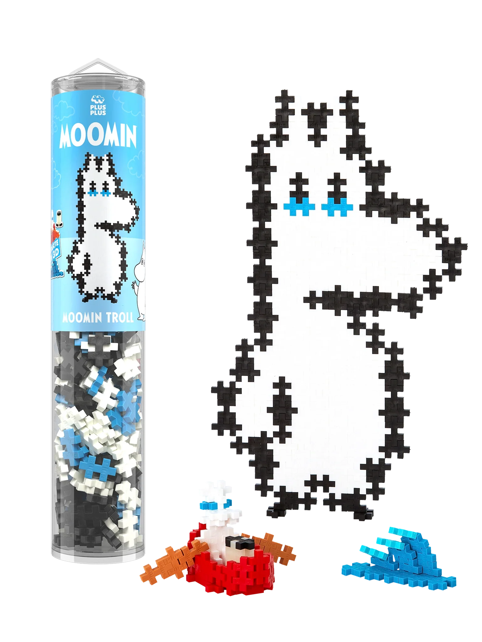 Plus Plus x Moomin Muumipeikko Rakennuspalat 275kpl