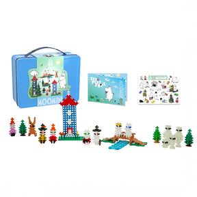 Plus Plus x Moomin Sininen Metallilaukku 500 Rakennuspalaa
