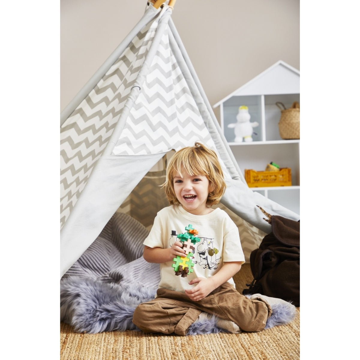 Plus Plus x Muumi BIG Nuuskamuikkunen Rakennuspalat 15kpl