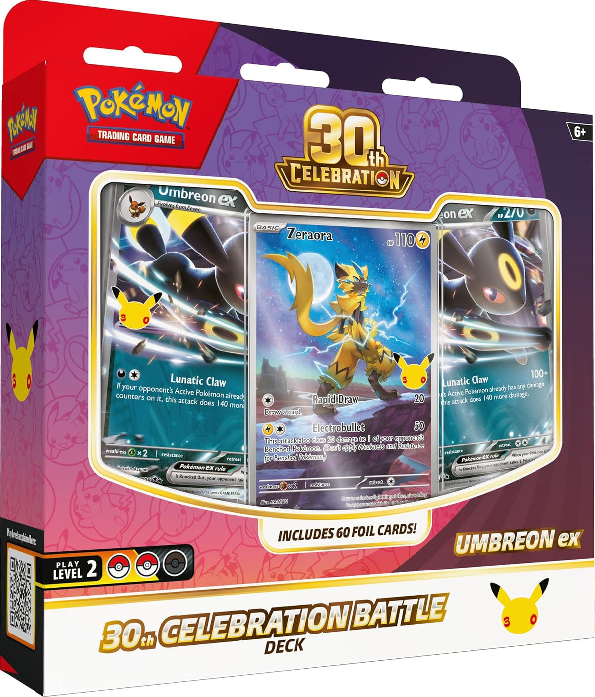 Pokemon 30th Celebration Battle Deck Umbreon Ex