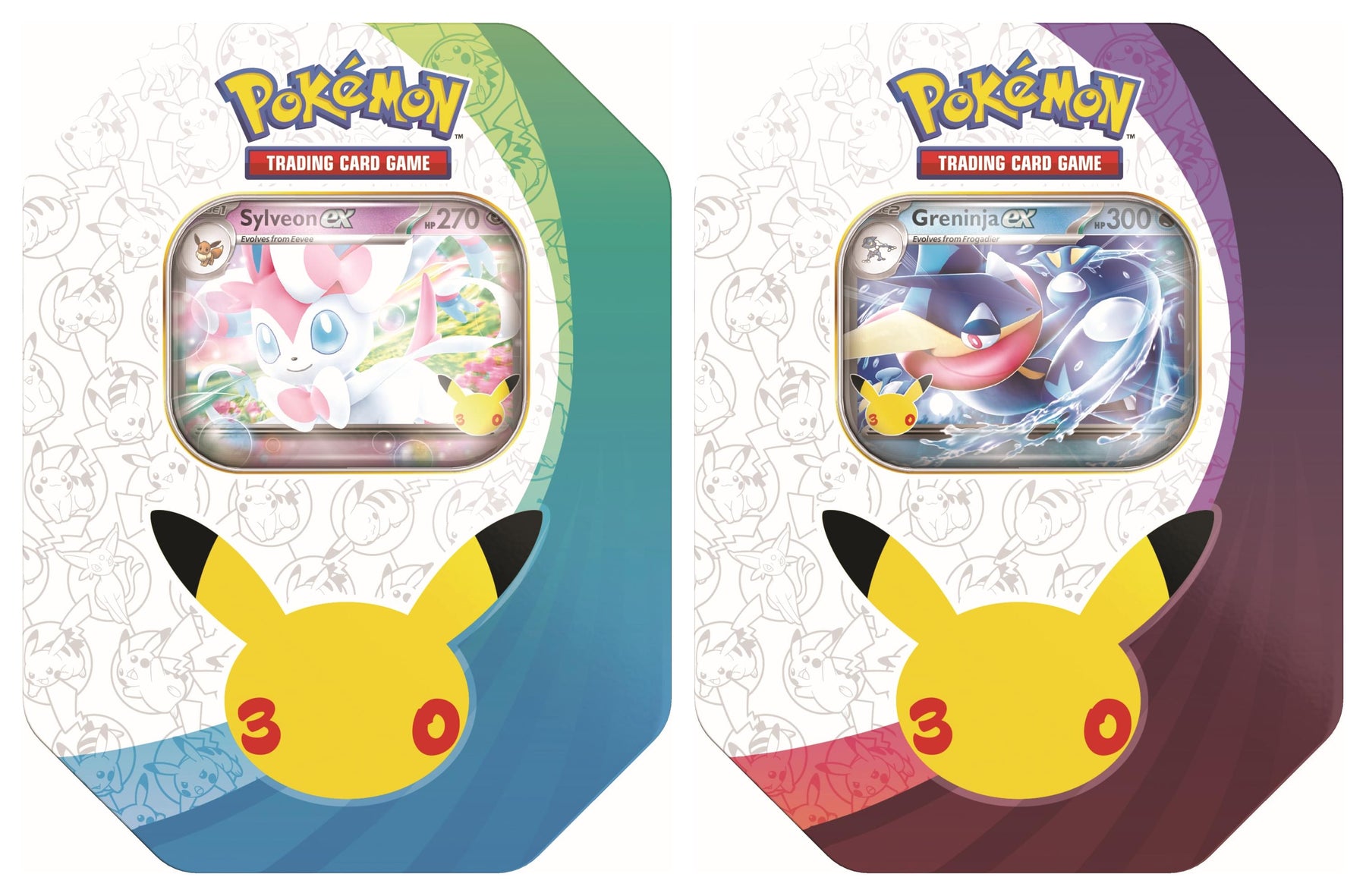 Pokemon 30th Celebration Tin Sylveon/Greninja Lajitelma