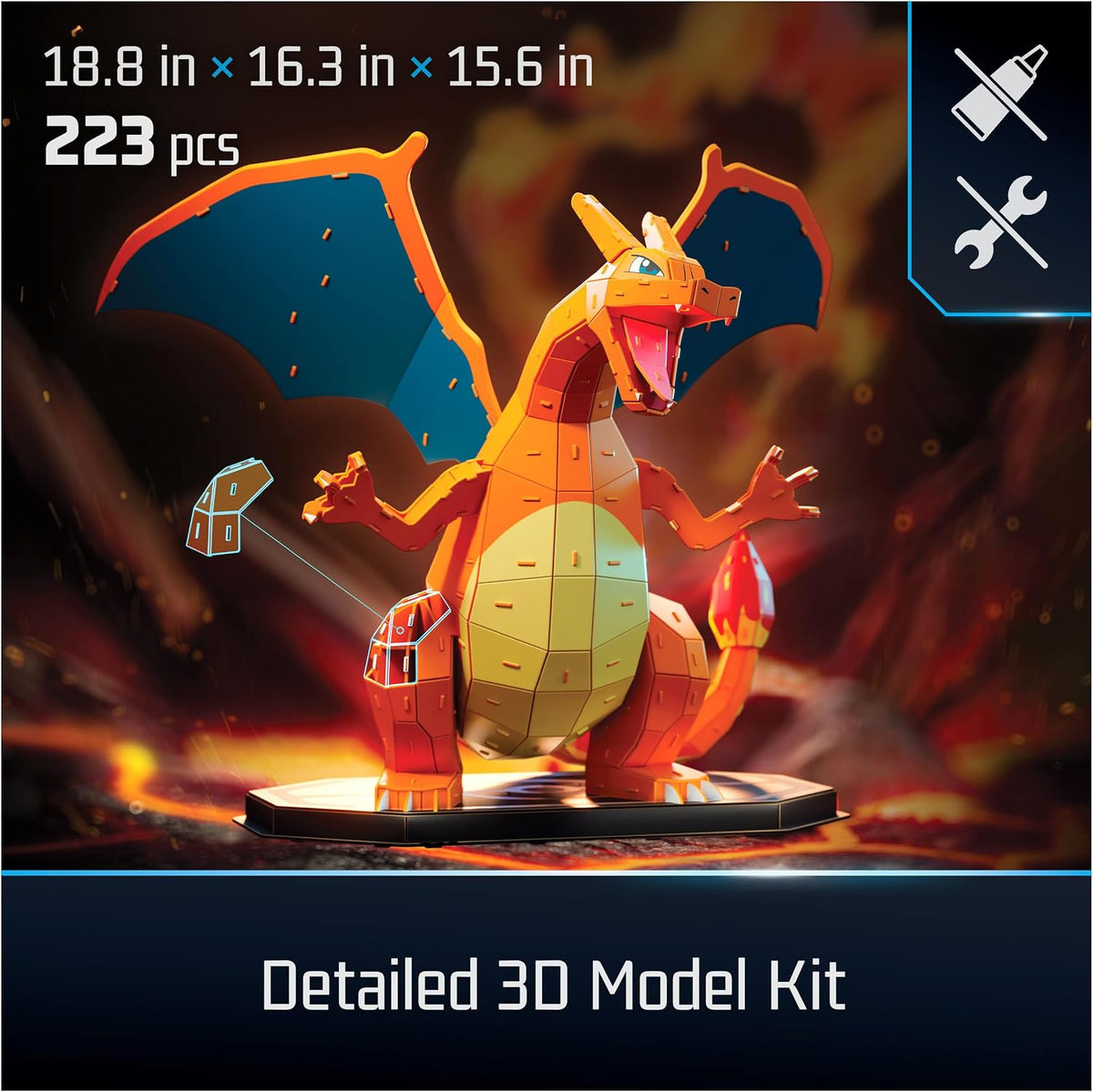 Pokemon 3D Palapeli Koottava Charizard