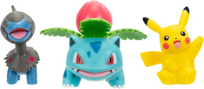 Pokemon Battle Feature Hahmot Pikachu/Ivysaur/Deino