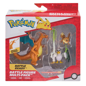 Pokemon Battle Figure Multi-Pack Hahmopakkaus Eevee, Charizard ja Sirfetch