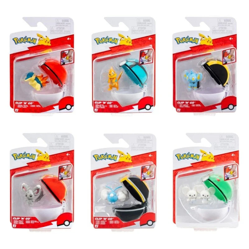 Pokemon Clip 'N' Go Pokepallo ja Hahmo Lajitelma