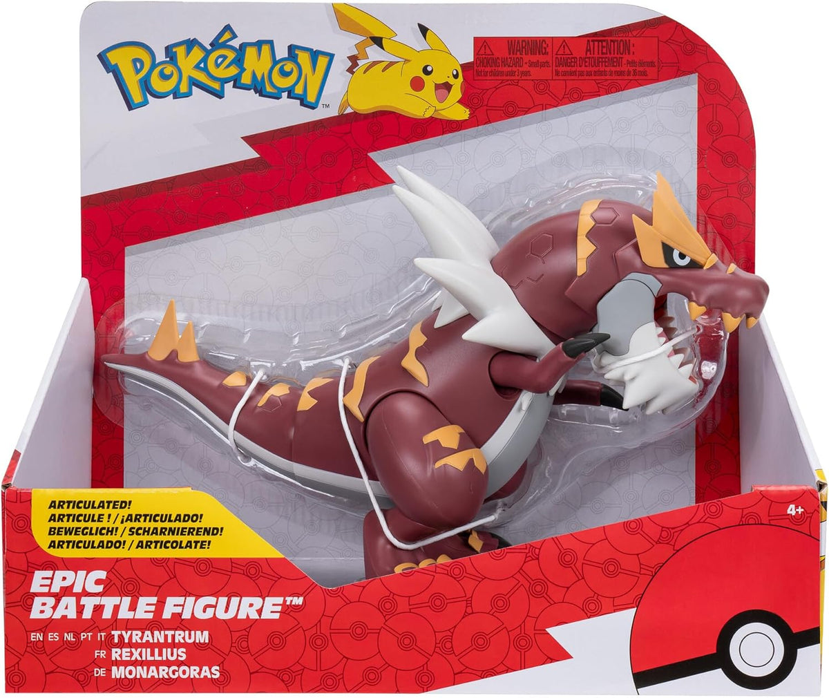 Pokemon Epic Battle Figure Tyrantrum Rexillius Monagoras Hahmo
