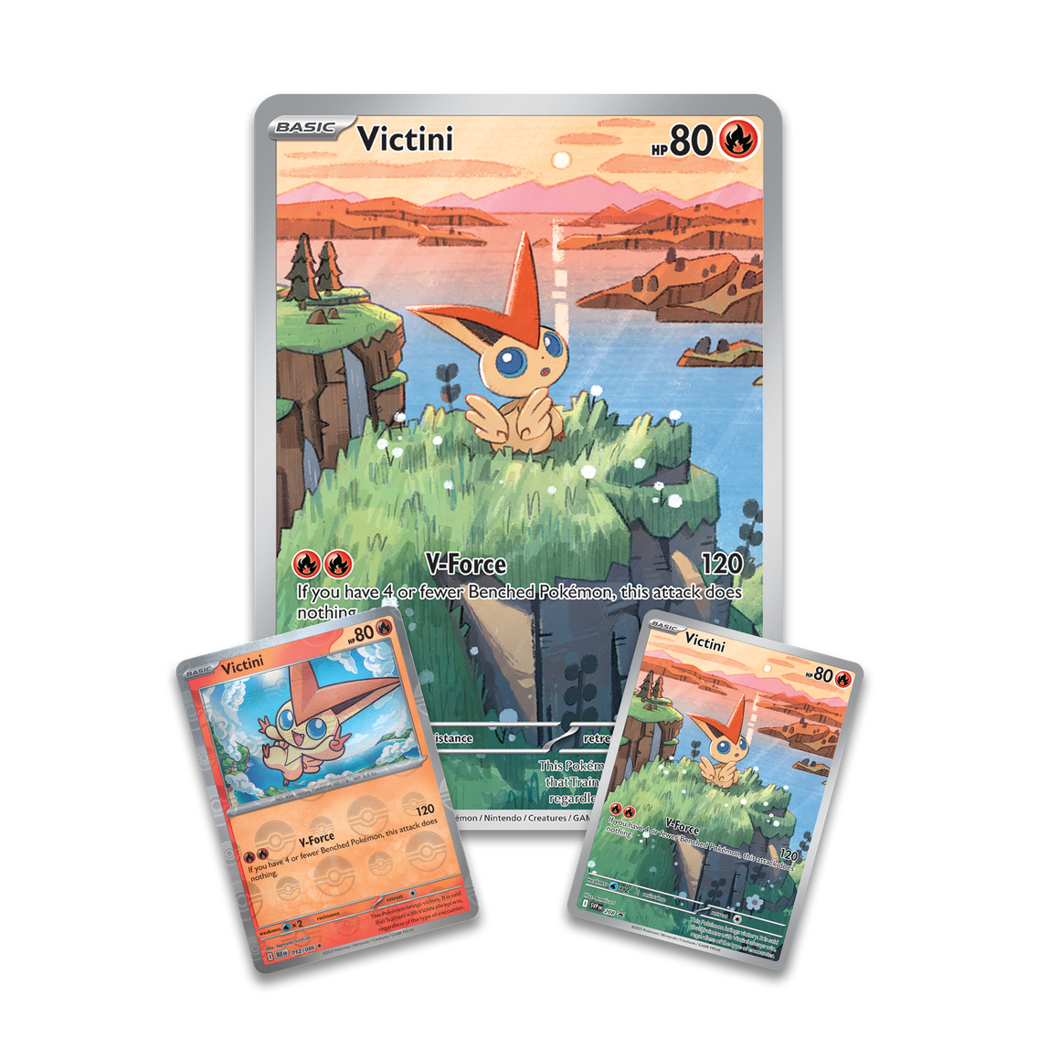 Pokemon Scarlet & Violet 10.5 Black Bolt and White Victini Illustration Collection