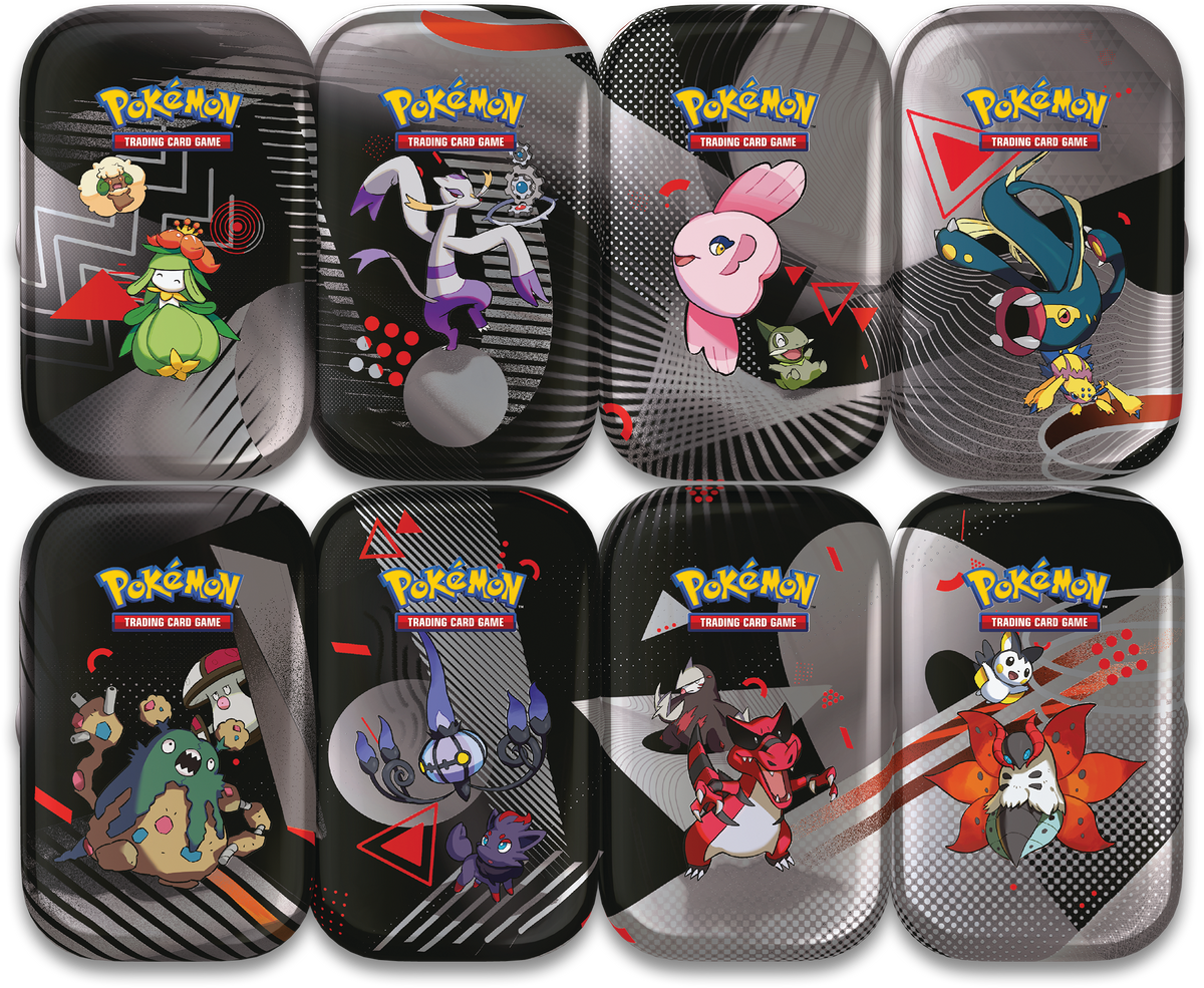 Pokemon Scarlet & Violet Black Bolt & White Flare Mini Tin