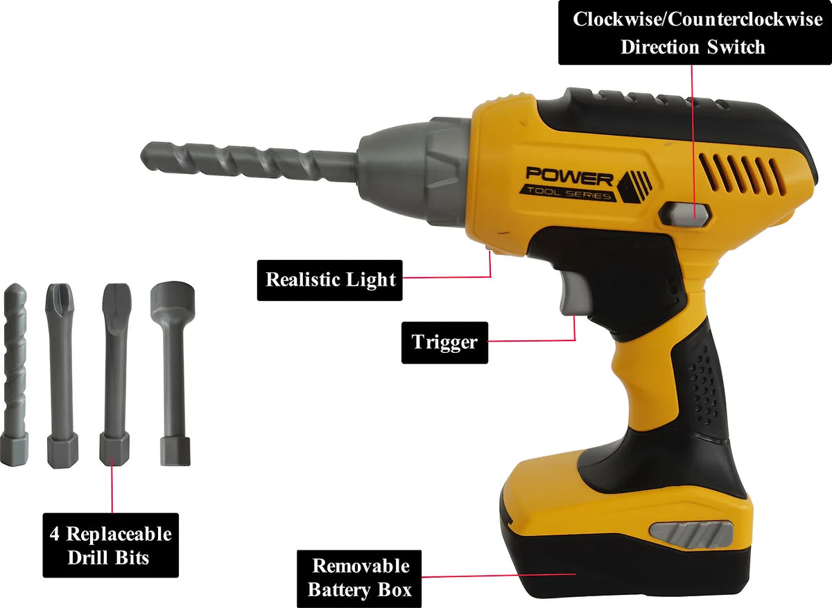 Power Tools Lasten Työkalupakki/Työkalulaukku 21 Osaa