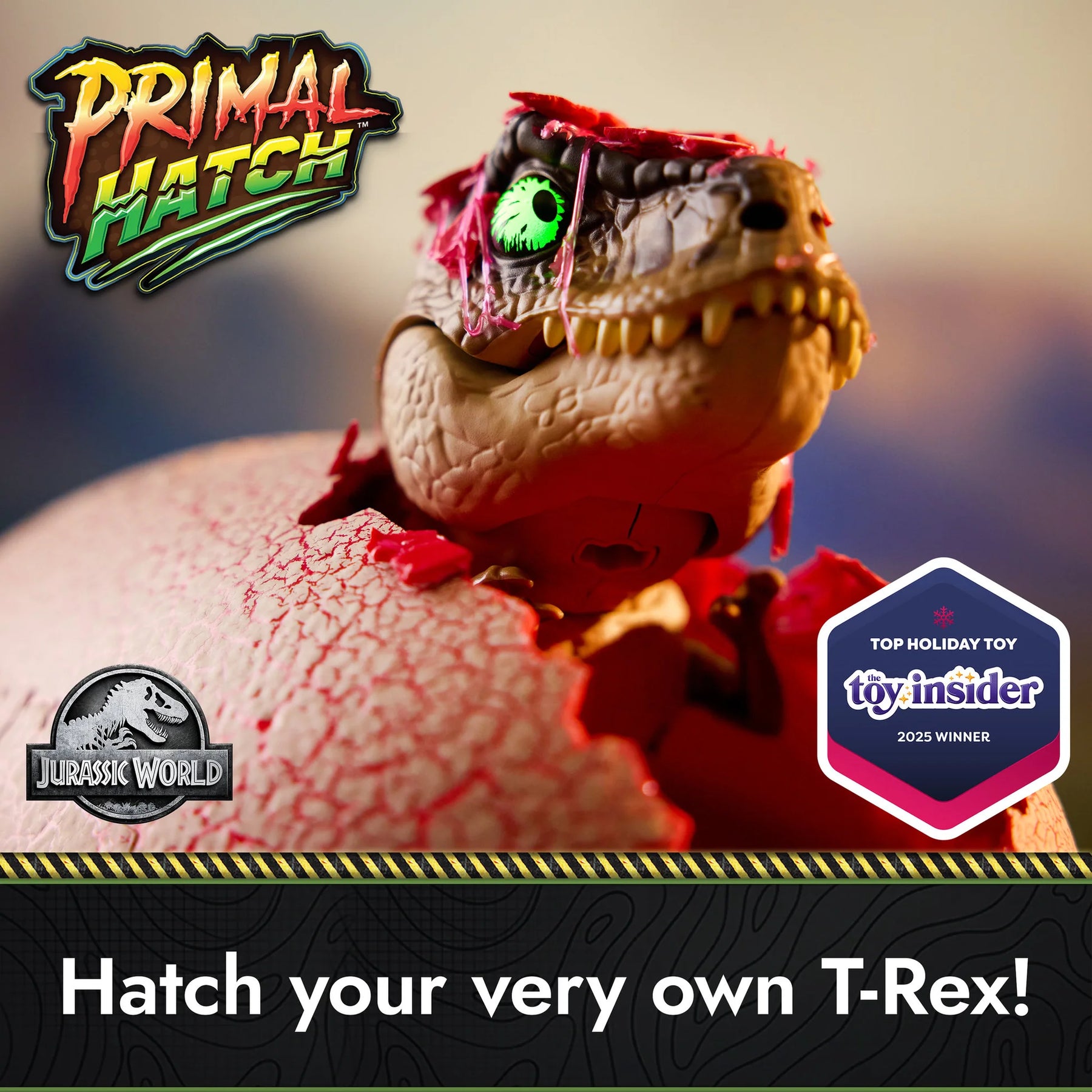 Primal Hatch Jurassic Park Munasta Kuoriutuva Interaktiivinen Dinosaurus