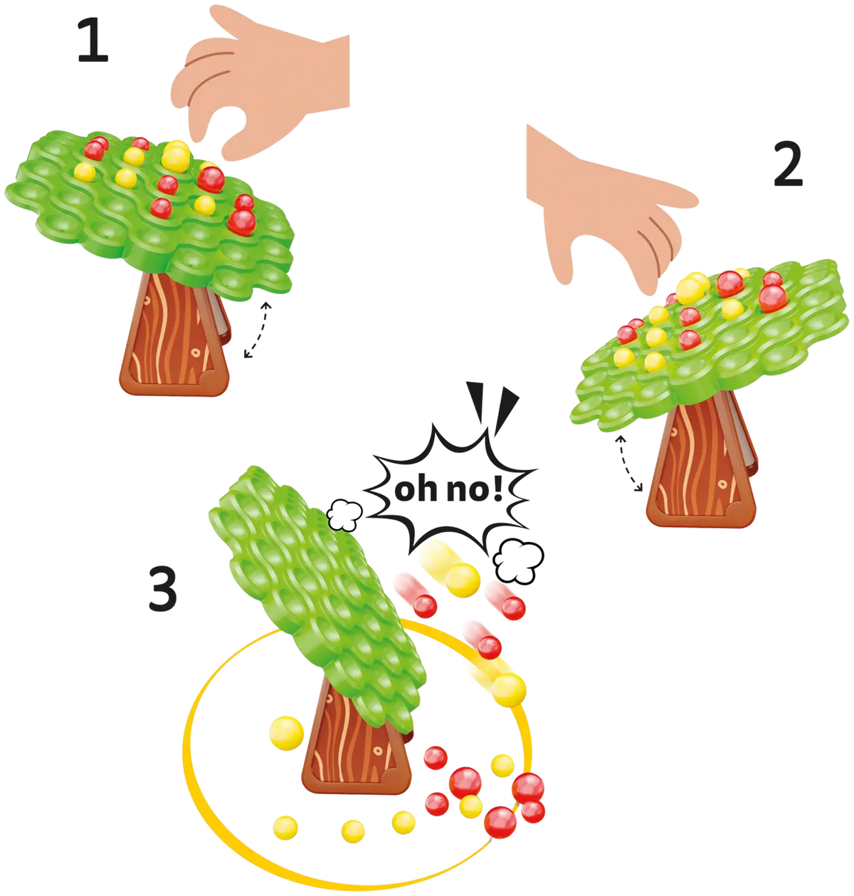 Quercetti Kiikun Kaakun, Stay Apple Tasapainopeli