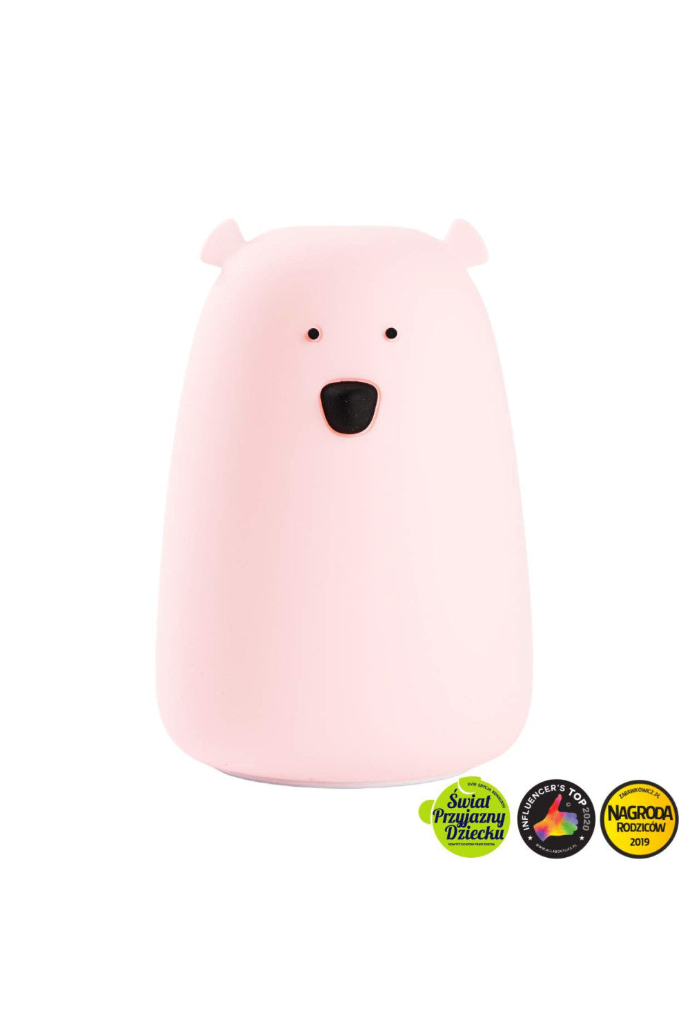 Rabbit and Friends Nalle Yövalo Vaaleanpunainen