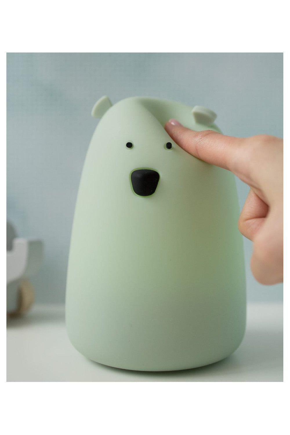 Rabbit and Friends Nalle Yövalo Vaaleanvihreä