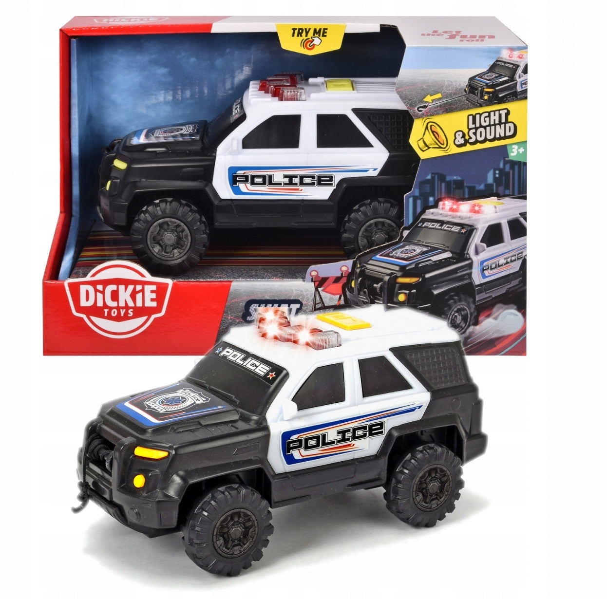 Dickie Toys SWAT Poliisiauto Äänillä ja Valoilla
