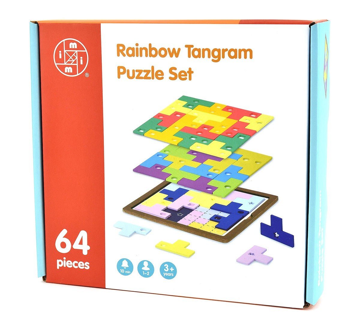 Rainbow Tangram Puzzle Palapeli/ Logiikkapeli