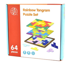 Rainbow Tangram Puzzle Palapeli/ Logiikkapeli