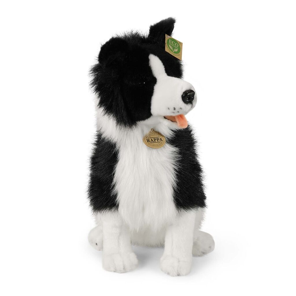 Rappa Eco Friendly Border Collie Pehmolelu Istuva 40 cm