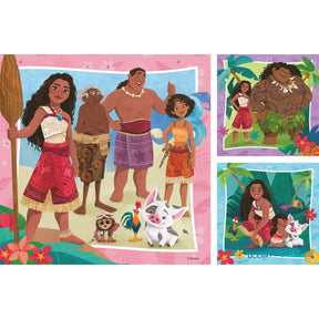 Ravensburger 3x49 Palan Palapeliä Disney Vaiana 2