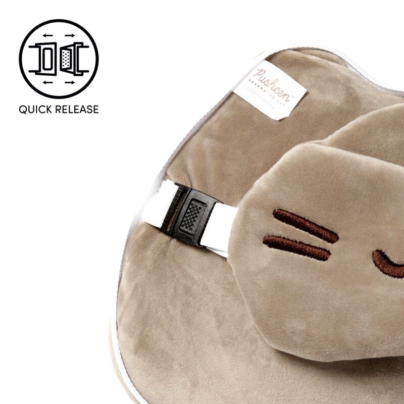 Relaxeazzz Pusheen Pehmeä Matkatyyny/Silmämaski