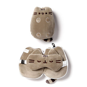 Relaxeazzz Pusheen Pehmeä Matkatyyny/Silmämaski