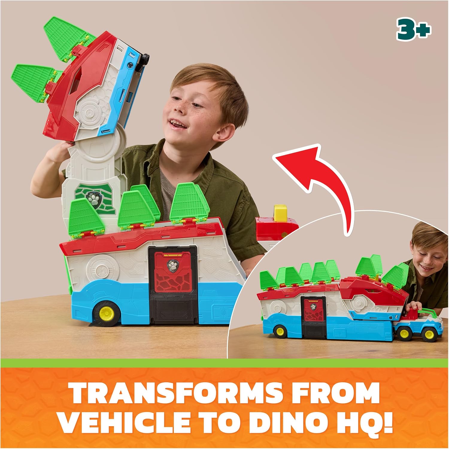 Ryhmä Hau Dino Movie Dino Mobile, Päämaja-auto