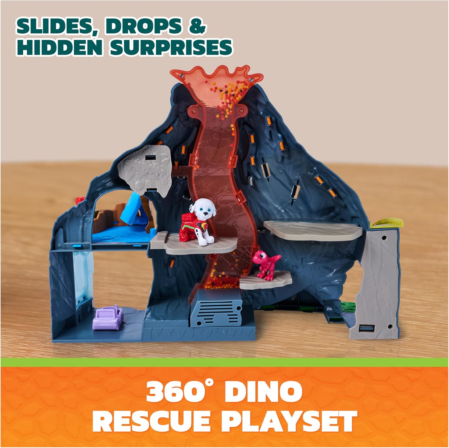 Ryhmä Hau Dino Movie Tulivuorileikkisetti
