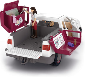 Schleich 42704 Eläinlääkärin Auto ja Traileri