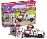 Schleich 42704 Eläinlääkärin Auto ja Traileri