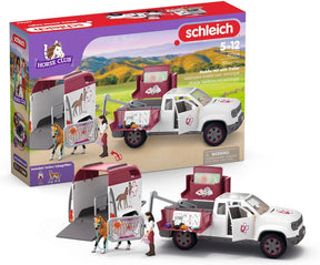 Schleich 42704 Eläinlääkärin Auto ja Traileri