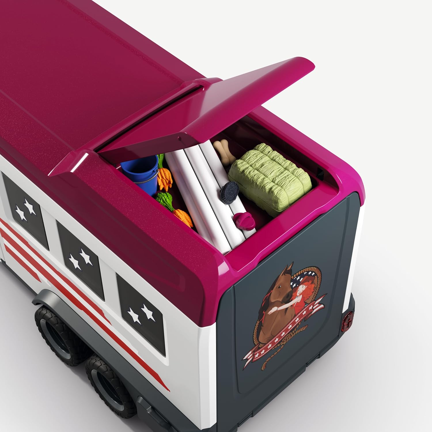 Schleich 42705 Lakeside Auto ja Hevostraileri