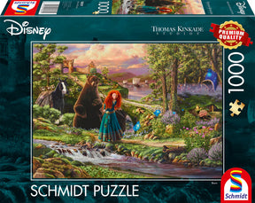 Schmidt Thomas Kinkade 1000 Palan Palapeli Disney Brave Merida