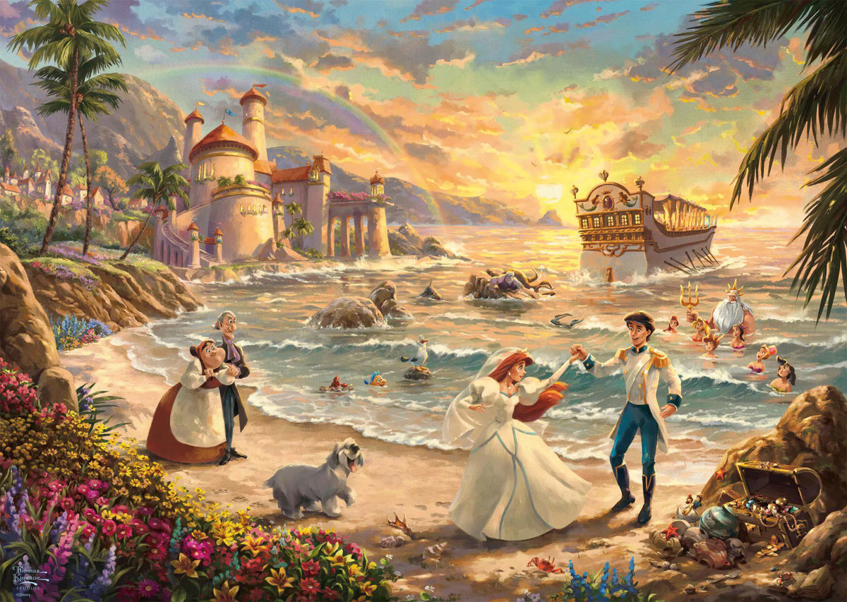 Schmidt Thomas Kinkade 1000 Palan Palapeli Disney Pieni Merenneito