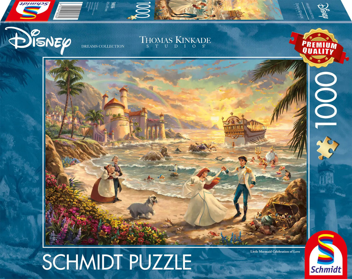 Schmidt Thomas Kinkade 1000 Palan Palapeli Disney Pieni Merenneito