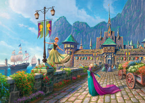 Schmidt Thomas Kinkade 1000 Palan Palapeli Frozen Celebration In Arendelle