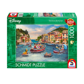 Schmidt Thomas Kinkade 1000 Palan Palapeli Mickey And Minnie In Italy