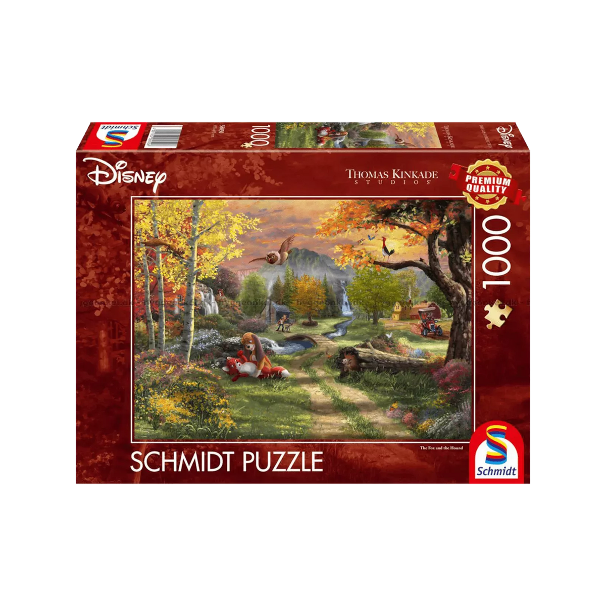 Schmidt Thomas Kinkade 1000 Palan Palapeli The Fox And The Hound