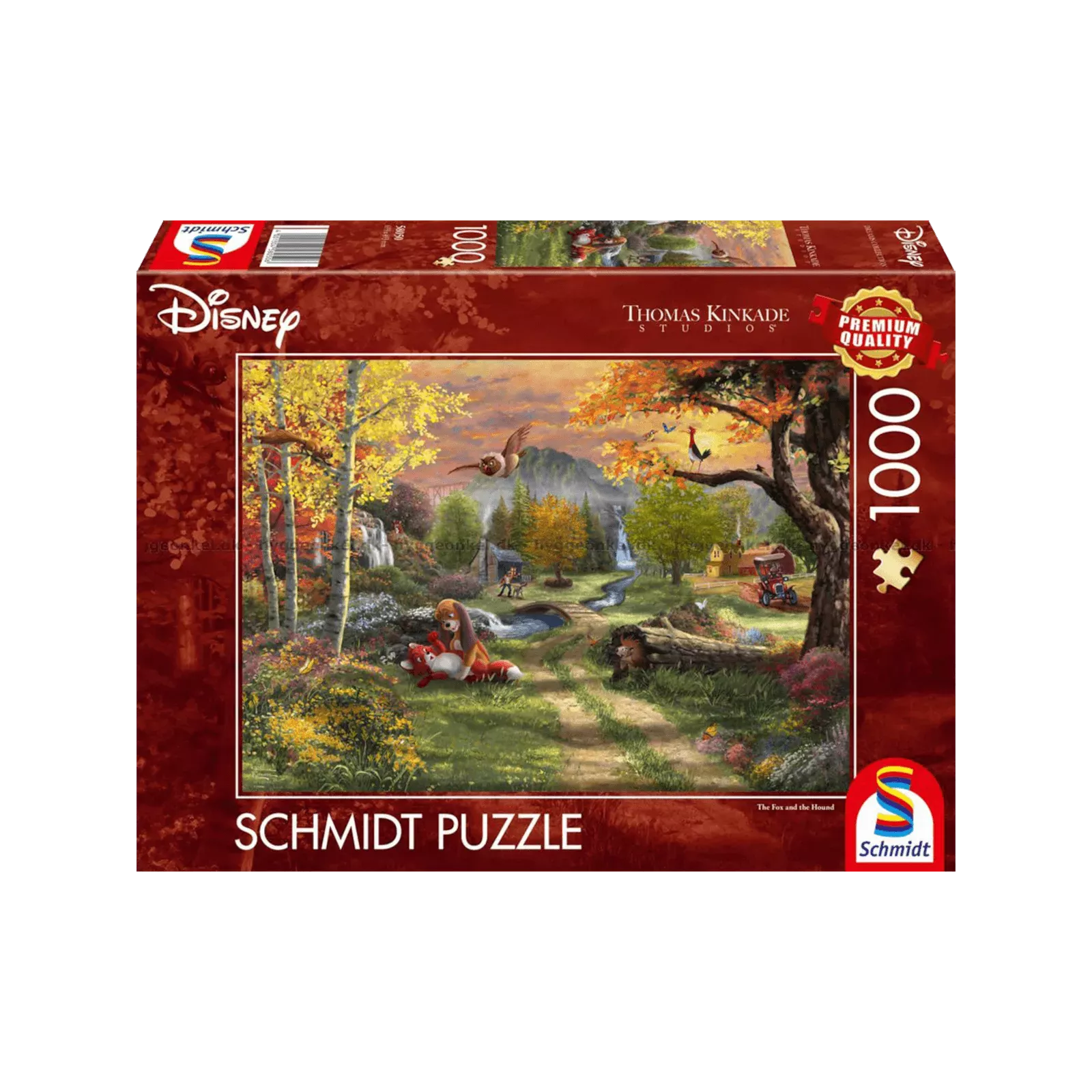 Schmidt Thomas Kinkade 1000 Palan Palapeli The Fox And The Hound