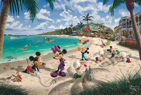 Schmidt Thomas Kinkade 200 Palan Palapeli Mickey And Minnie In Florida