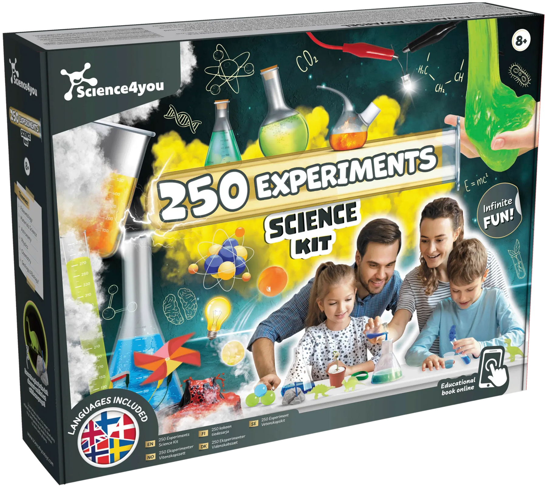 Science4You 250 Experiments Tiedesetti