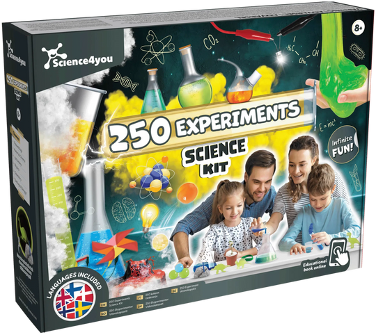 Science4You 250 Experiments Tiedesetti