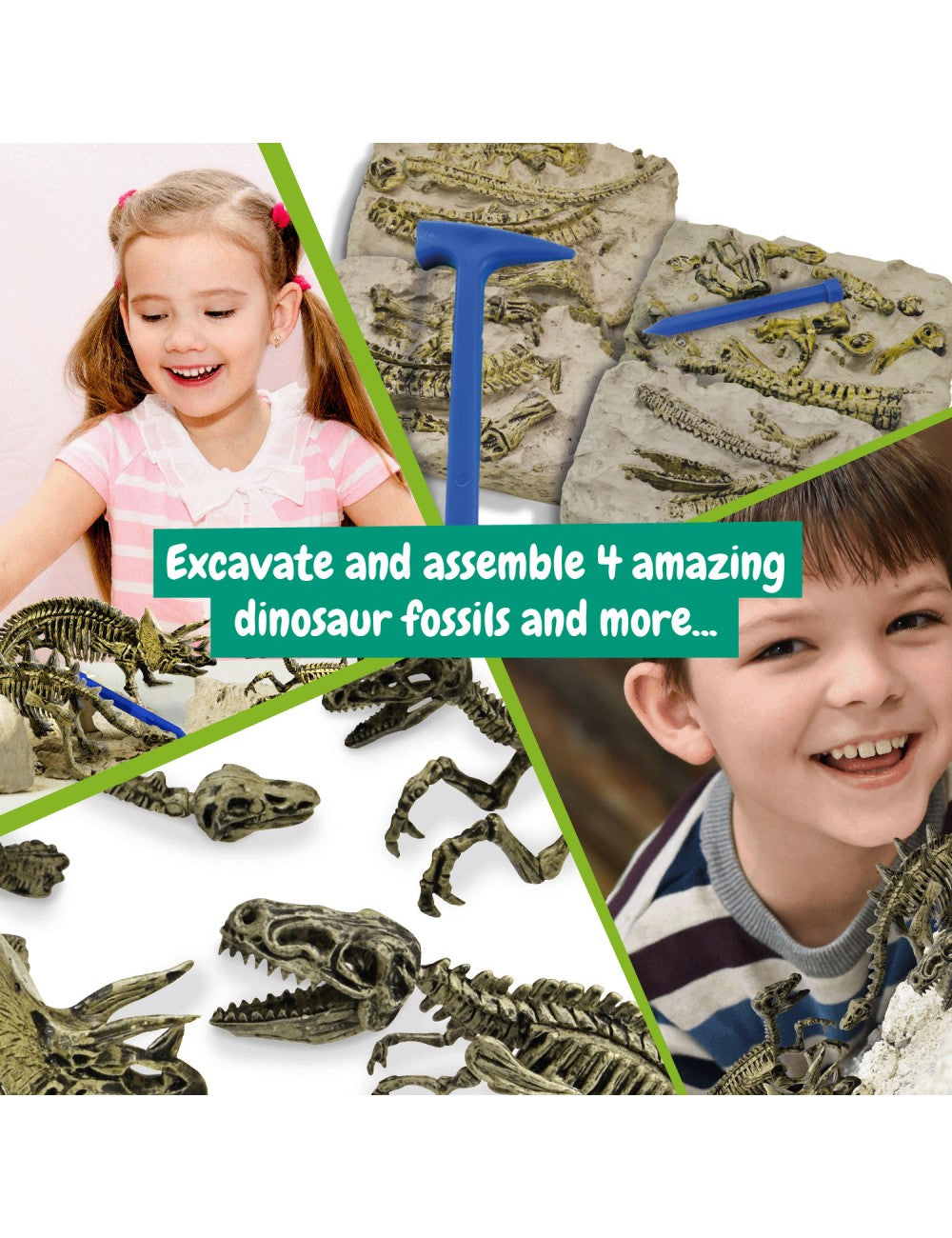 Science4You Fossiili Kaivaussetti 4 in 1