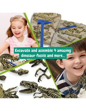Science4You Fossiili Kaivaussetti 4 in 1