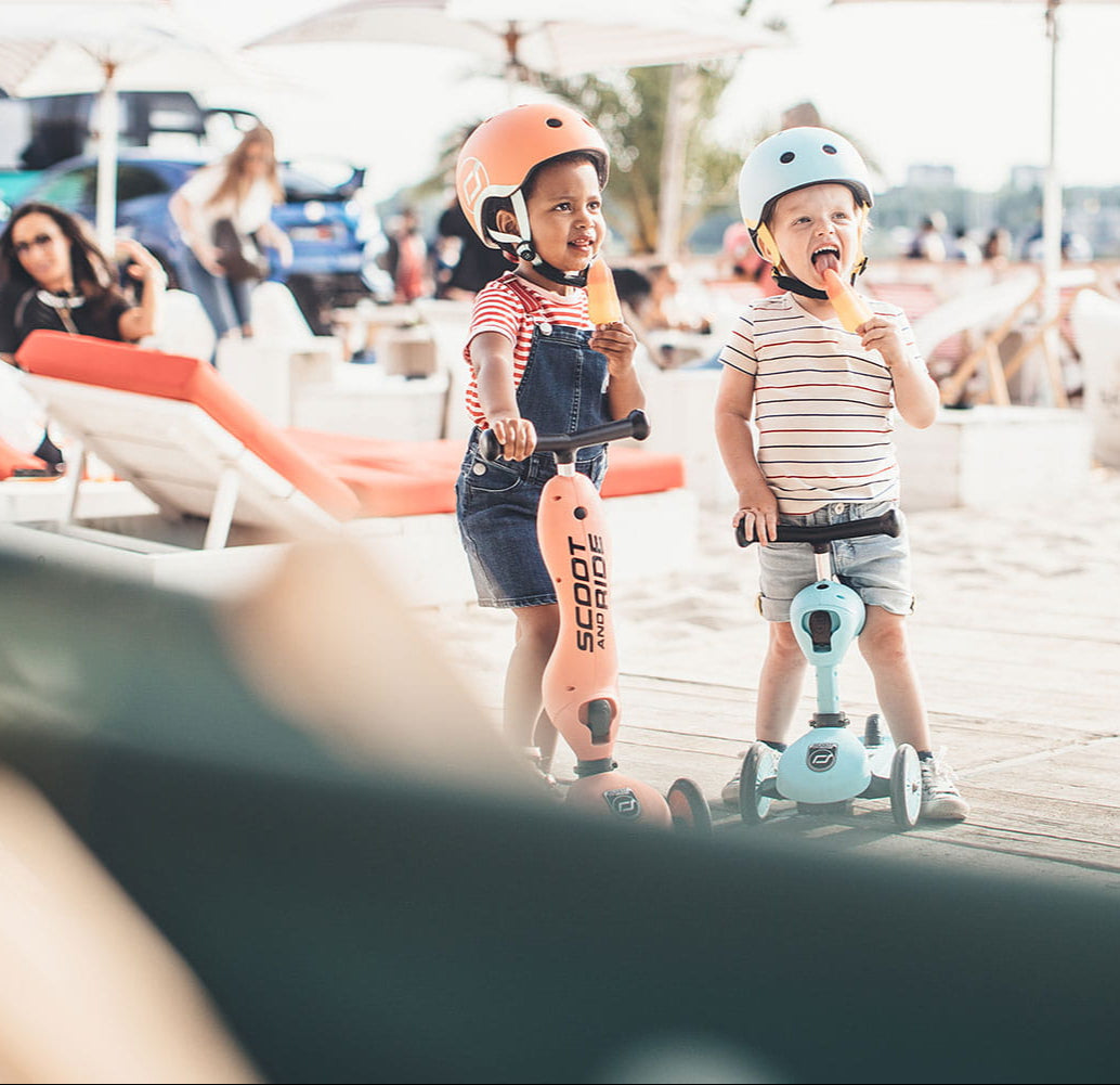 Scoot & Ride Lasten Pyöräilykypärä Peach XXS-S