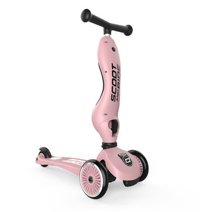 Scoot & Ride Potkulauta/Potkupyörä Highwaykick 1 Rose/Vaaleanpunainen