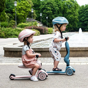 Scoot & Ride Potkulauta/Potkupyörä Highwaykick 1 Steel/Vaaleansininen