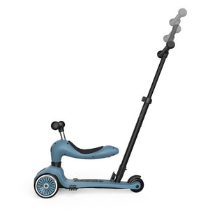 Scoot & Ride Push & Go Potkulauta/Potkupyörä Highwaykick 1 Steel/Vaaleansininen
