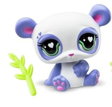 Littlest PetShop 1kpl Hahmopakkaus Lila Panda