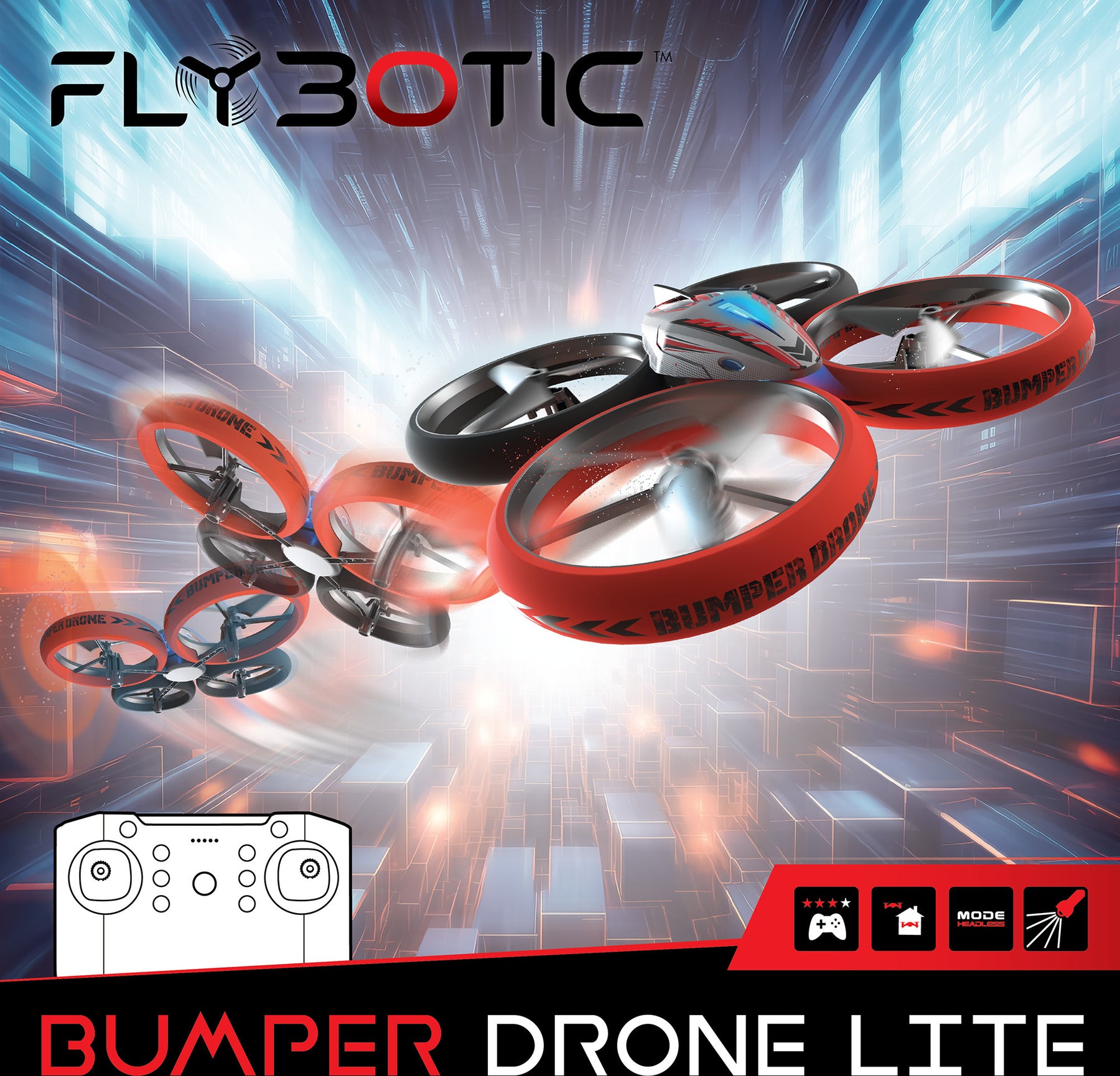 Silverlit Flybotic Kauko-Ohjattava Drooni Bumper Lite